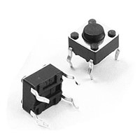 THGS 25pcs Round Pushbutton 4 Pins SMD SMT Momentary Tactile Switch