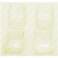 4PCS 21mm x 15mm Rubber Cap  Transparent Rectangle Waterproof Cover Clear Cap for Protecting Rocker Switch