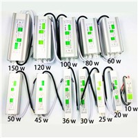 AC110-260V to DC12V/24V 10W - 150W Waterproof Led Driver Transformer Power Supply Adapter Electronic outdoor IP68 led strip lamp