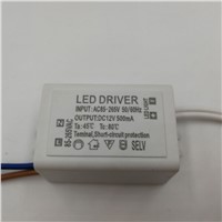 1pcs DC12V Power Supply Led Driver 6W Adapter