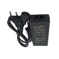 1pcs AC DC 12V 5A Power Adapter Supply 60W Switch For 5050 3528 5730 7020 8520  LED Light LCD Monitor CCTV With Cord and IC Chip