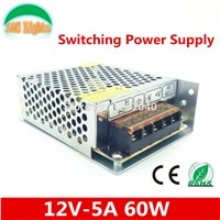 Wholesale 12V 5A 60W Switching Power Supply for LED Strip Floodlights Underwater lights Wall Washer Underground Light 110V 220V