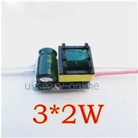 5pcs 3*2W 420mA ,AC 85~265v High power Driver For LED Lamp Light Constant Current Driver Power Supply