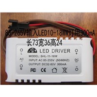 10W LED Power Driver Supply Transformer 85V - 265V 300mA