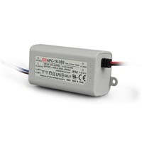 Mean Well APC-16-350 16W 12-48V 350mA  LED Waterproof Driver, Single Output Switching Power Supply