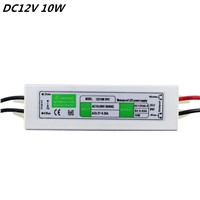 Superior Quality DC12V 10W IP67Waterproof LED Driver Power Supply Aluminum Alloy Transformer AC110-260 to 12 Volt DC Output hot