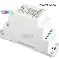 Good price  DC5V-24V CV 0-10V to PWM Dimmer Driver DIN-711-10A (DIN rail/Screw dual-use) input 10AX1CH 50W/120W/240W output