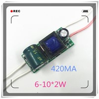 (6~10)*2W 420ma,AC 85~265v High power Driver For LED Lamp Light Constant Current Driver Power Supply