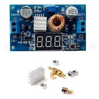 Hot Sale 5A high-power 75W DC-DC adjustable step-down module with a voltmeter display