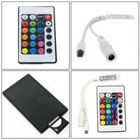 RGB LED Controller DC12V Mini 24Key IR Remote Controller For 3528 5050 RGB LED Strip.