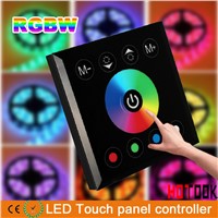 HOTOOK RGB RGBW LED Controller Touch Panel Wall Mounted Color Changable Switch For DC12-24V LED Strip Light Home lamp Lighting