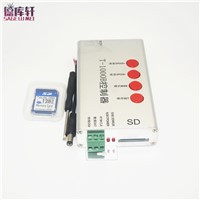 DC5V-24V T1000B SD Card WS2801 WS2811 WS2812B LPD6803 8806 LED strip digital led 2048 Pixels T-1000B DMX512 RGB Controller