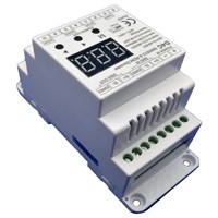 New D4C 4 Channel CC DMX512 Decoder Constant Current DMX Decoder;DC12-48V input;4CH 350mA setting dmx address Track Type