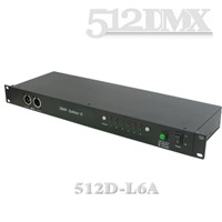 6 Way DMX Splitter;Size: 482 x 147 x 44mm (19&amp;amp;quot; Rack, 1U)