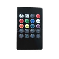 LED Strip RGB music controller Black 20 Keys Voice Sensor Controller Sound IR Remote Control for SMD3528 5050 RGB LED Strip