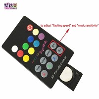 DC12-24V 18 Keys Audio input Wireless RF Remote Controller,LED Music Sound Control RGB led Controller Dimmer RGB LED Tapes light