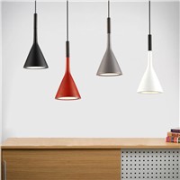 [DBF] Modern minimalist imitation concrete Decor Resin Replica LED pendant lamp for restaurant bar bedroom black / white / red