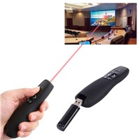 Wireless Usb Electronic Pointer USB PPT Pen Remote Power Point Presentation Laser Flip RF Remote Control High Quality