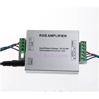 RGB AMPLIFIER Controller Signal Amplifier 12-24V 12A For 3528SMD 5050SMD RGB LED Strip Light