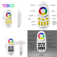 2.4G Mi.Light FUT095/FUT096 RF 4-Zone Wireless  Button/Touch type Screen RGBW LED Remote Controller for RGBW LED Bulb or strip