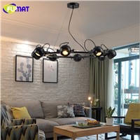 Loft Industrial Vintage Pendant Light American Style Creative Living Room Dinning Room Bar Clothes Store Led Ceiling Lamp