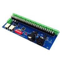 Wholesale 27 Channel 3A/CH 9 group Easy DMX512 LED Decoder,Controller,Dimmer,drive For DC12-24V LEDs RGB Strip Light Modules