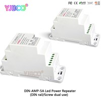 LTECH led controller DC5-24V 5A*3CH DIN-AMP-5A Led CV Power Repeater(amplifier)(DIN rail/Screw dual-use) for RGB led strip light