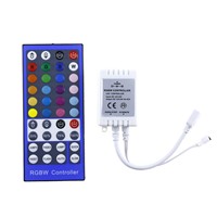 RGBW Led Controller DC12 - 24V 2A*4 Channel 40Key  Dimmer IR Remote Control For 5050 3528 RGB RGBW Led Flexible Strip Lamp 10PCS