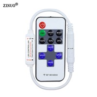 ZINUO Single Color LED Strip RF Remote Controller Wireless Dimmer for Flexiable Led Tape 3528 2835 5050 5630 5730