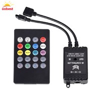 20 Keys Music Voice Sensor Controller Sound IR Remote Control Practical Home Party RGB 3528 5050 LED Strip light RGB Controller