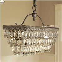 living room lamp modern crystal chandelier Iron vintage American country Nordic restaurant table Upscale atmosphere
