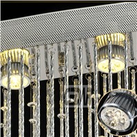 wholesale flush mount oval modern chandelier lighting crystal lamp lustre LED Ceiling lamp