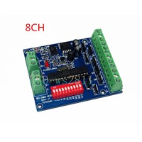 Brand new  8CH RGBW dmx512 decoder, 8CH 2groups RGBW output,DC5V-24V for LED strip light,LED module