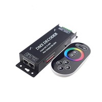 DC5-24V strip DMX decoder led controller dmx512 signal convert PWM signal drive rgd led strip wireless control 11 kinds  mode