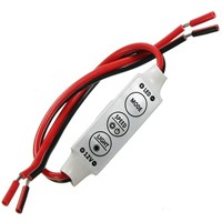 2piece/lot LED Controller Dimmer For 3528 5050 single Color Car LED Strip DC12V