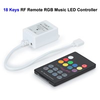 50pcs 12V 28 Keys RGB Music LED Controller Sound Sensor With RF Remote Control For SMD 3528 5050 RGB LED Rigid Strip