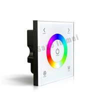 D4 Touch Led RGBW Controller DC12-24V 4A*3CH Output Glass Touchable Wall Mount RGBW Led Full Color Controller panel dimmer