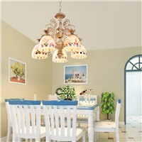 Posey decorated chandeliers, exquisite colors, beautiful beach effects, tables, kitchen lighting
