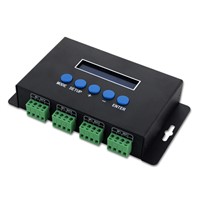 BC-204;Artnet to SPI/DMX pixel light controller;Eternet protocol input;680pixels*4CH+ One port(1X512 Channels) output DC5V -24V