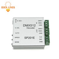 SP201E DMX512 Decoder Operation Instructions LED Controller Support Almost Every Kind of LED-DRIVER-IC RGB Controller