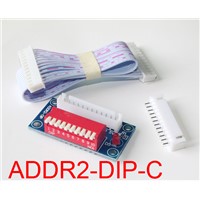 wholesale 1 pcs ADDR2-DIP-C Expansion cable connect to DMX512 controller DMX-Relays led Decoder for RGB led strips lights