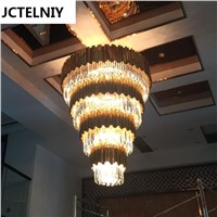 Luxury crystal chandelier crystal lighting plating process LED chandelier lighting can be customized