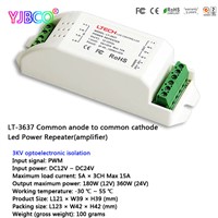 led amplifier DC12V-24V LT-3637 Common anode to common cathode Led Power Repeater controller for rgb led module
