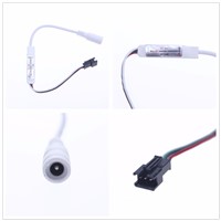 5pcs SP103E DC5V/12v WS2801 WS2812B DC12V 2811 Mini Digital RGB LED Strip Controller 14Key RF Wireless Remote 2048Pixels LED