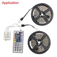 RGB LED Controller 24 key / 44 Key Dual Output Port Connectors DC12V IR Remote Controller for 3528 5050 RGB led strip light