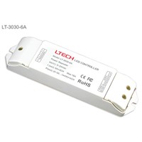 New Ltech LT-3030-CC,led power repeater constant current,LT-3030-6A constant voltage 6A*3CH rgb PWM DMX Power repeater