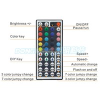 12V 72W white box changeable color 44 keys remote control for led, rgb IR remote controller, 44key led controller
