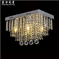 crystal chandelier light rectangular lamp for room porch creative lighting corridor aisle lights