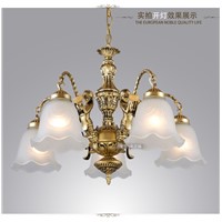 chandelier Fashion classical bronze color antique vintage lighting merlons living room chandelier light study light