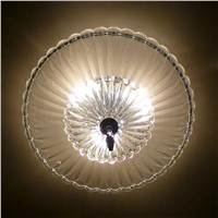 FUMAT Round Modern Clear Glass Crystal Chandelier Ceiling Artistic Lights For Living Room Brief Fashion LED Glass Chandeliers